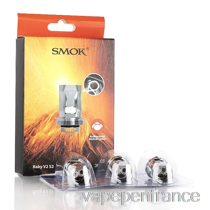 Smok Tfv8 Bébé V2 Bobines De Remplacement 0.15ohm Bébé V2 S2 Quadruple Bobines Kanthal Stylo Vape